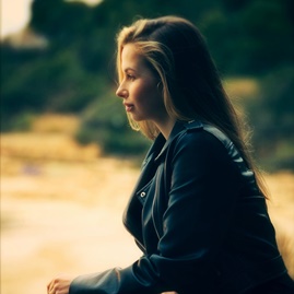 Woman Looking At the Horizon